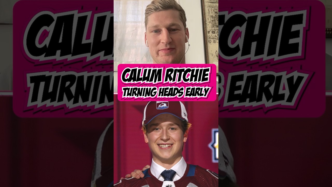 No one believed Calum Ritchie did he&rsquo;s whiff fake out on purpose at the Vail camp.