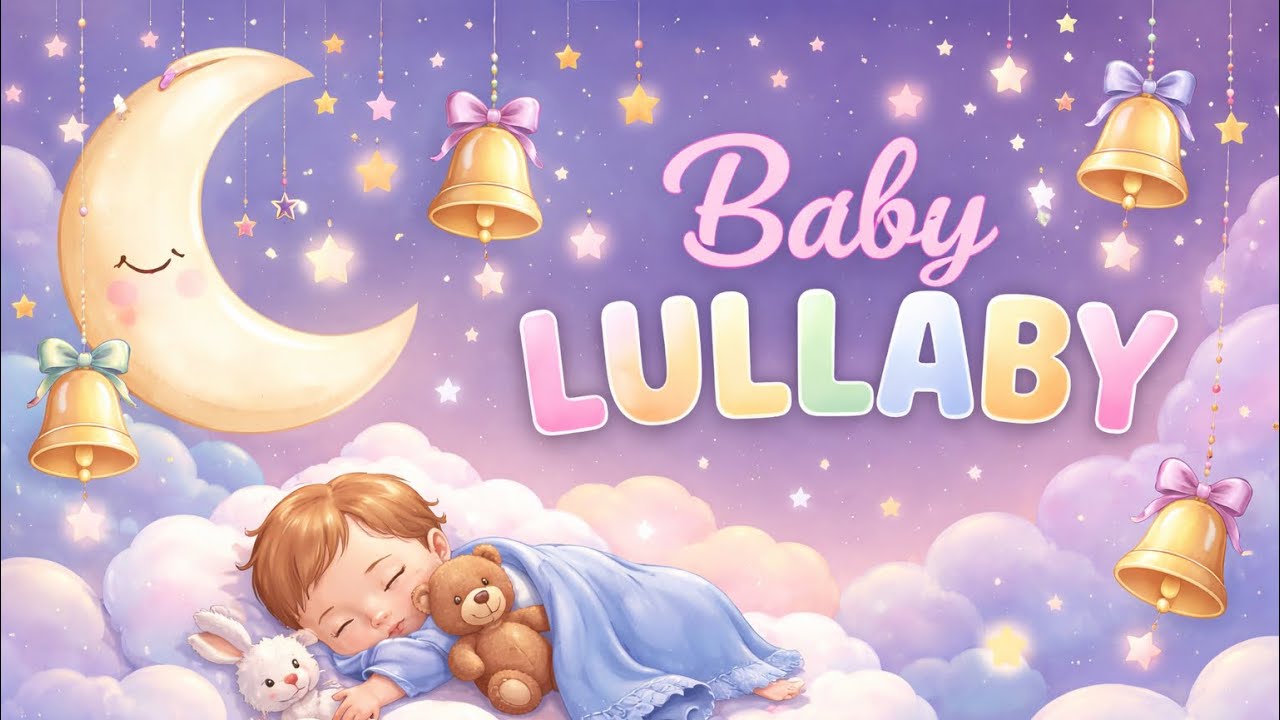Baby Lullaby with Bells 🌙 Black Screen | 2 Hours of Soothing Sleep Music