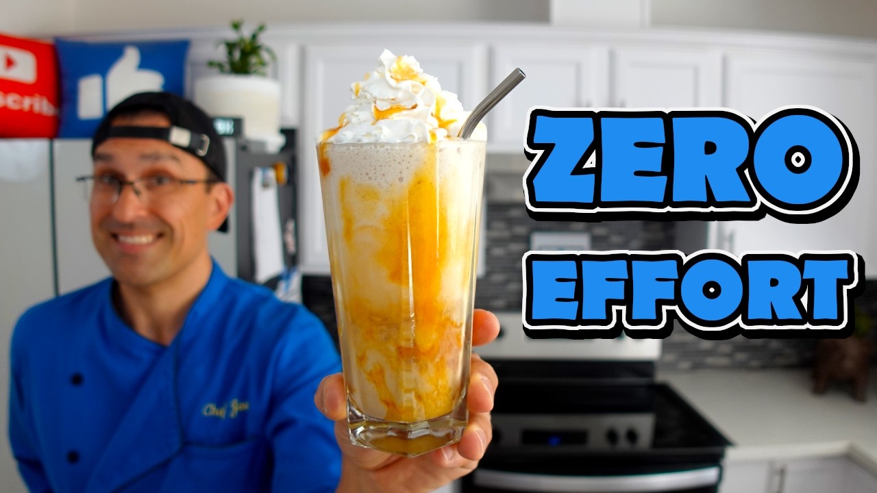 Ultimate Salted Caramel Frappe in a Ninja Slushi