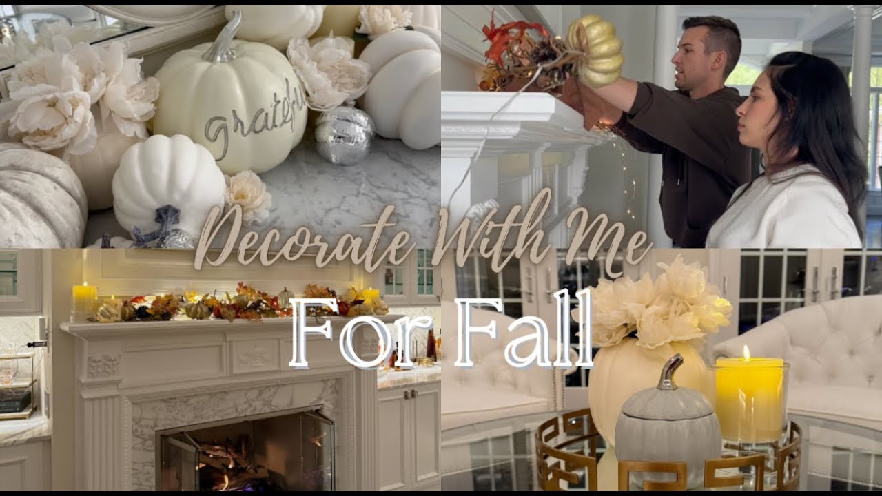 Decorate with Me for FALL! AND A MINI HOUSE TOUR!!