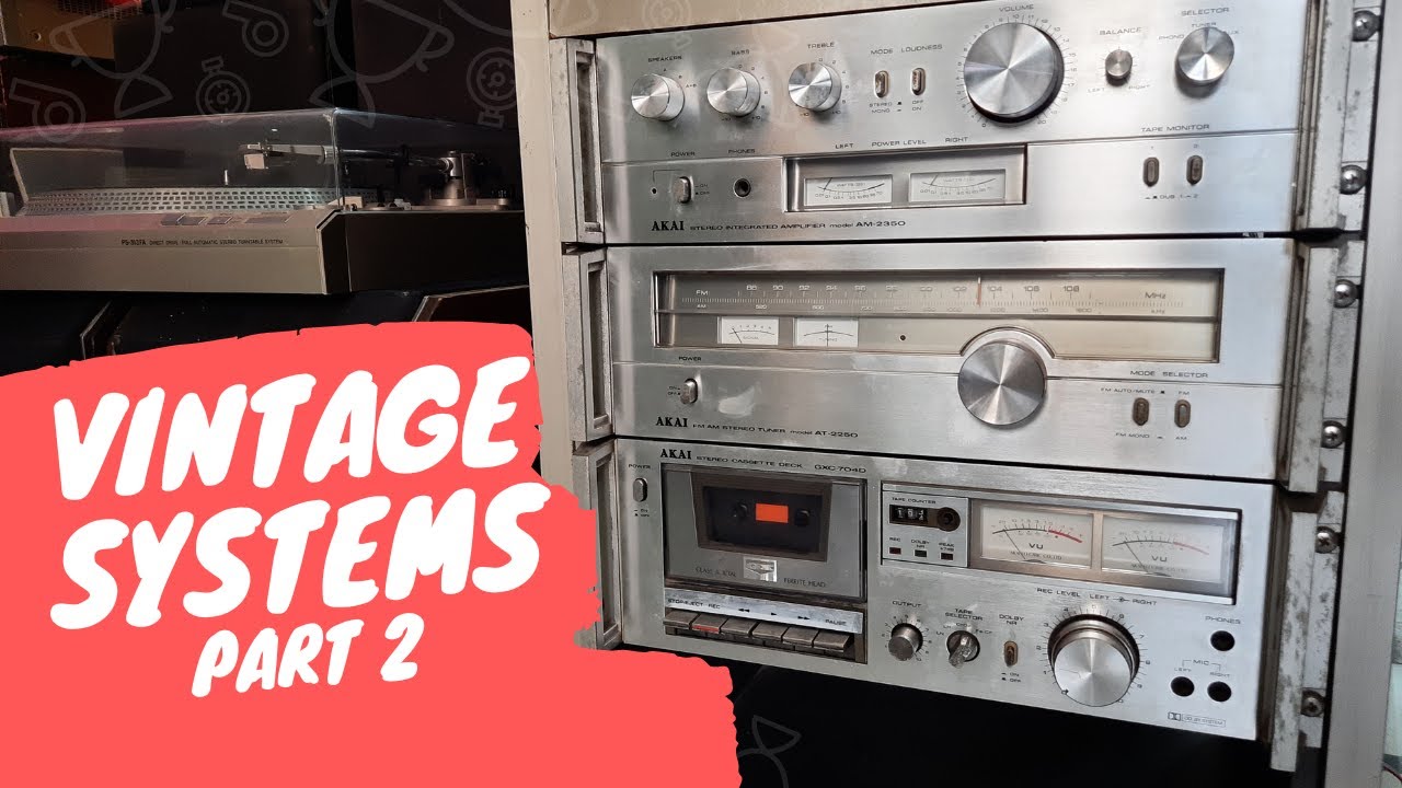 Vintage Antique Amplifier Boombox Radio Deck Component Rare Music System Equipment Collection Part 2