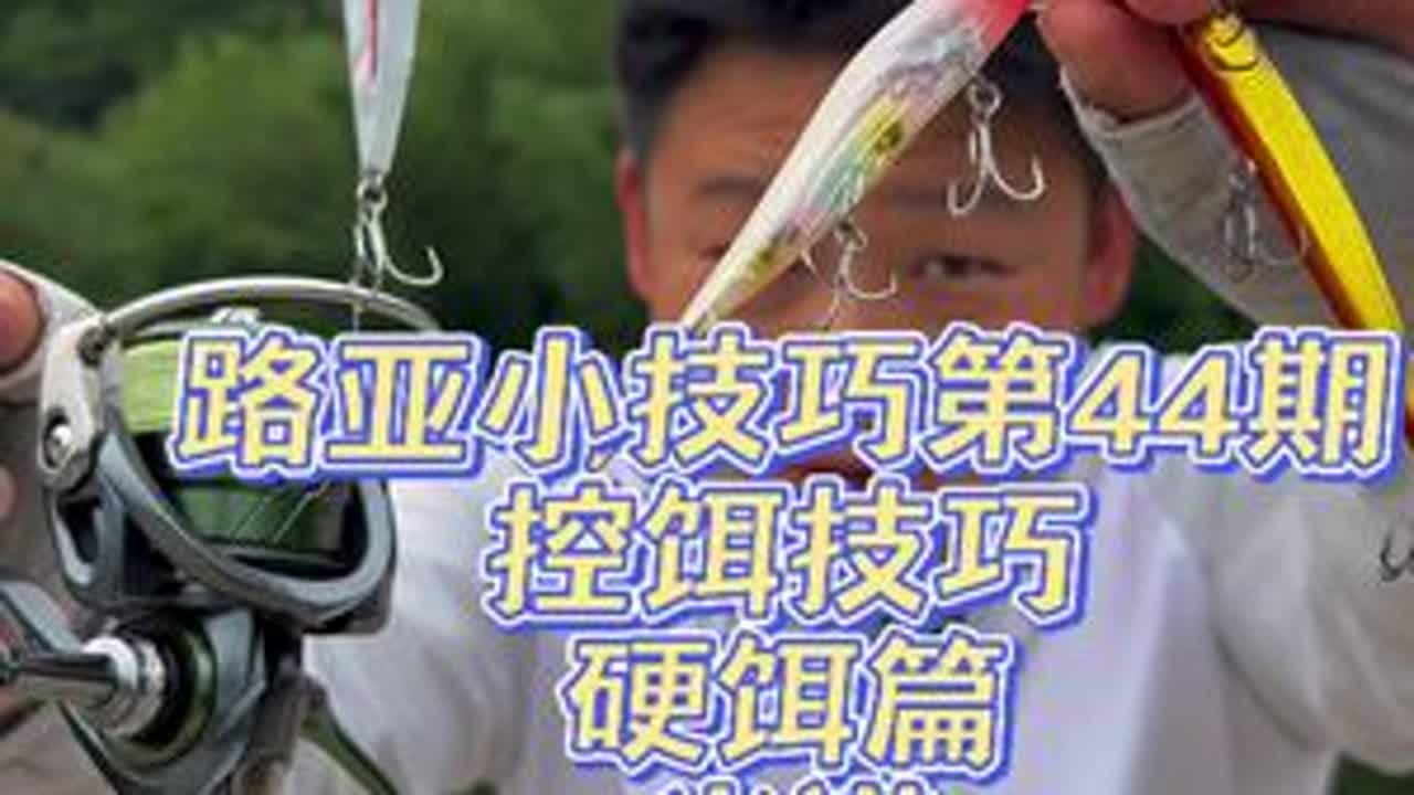 路亚小技巧第44期 控饵技巧硬饵篇 米诺的操作手法沉水浮水 #路亚新手入门教程 #路亚假饵 #路亚翘嘴 #2025dou来钓鱼 #万物皆可种草搜