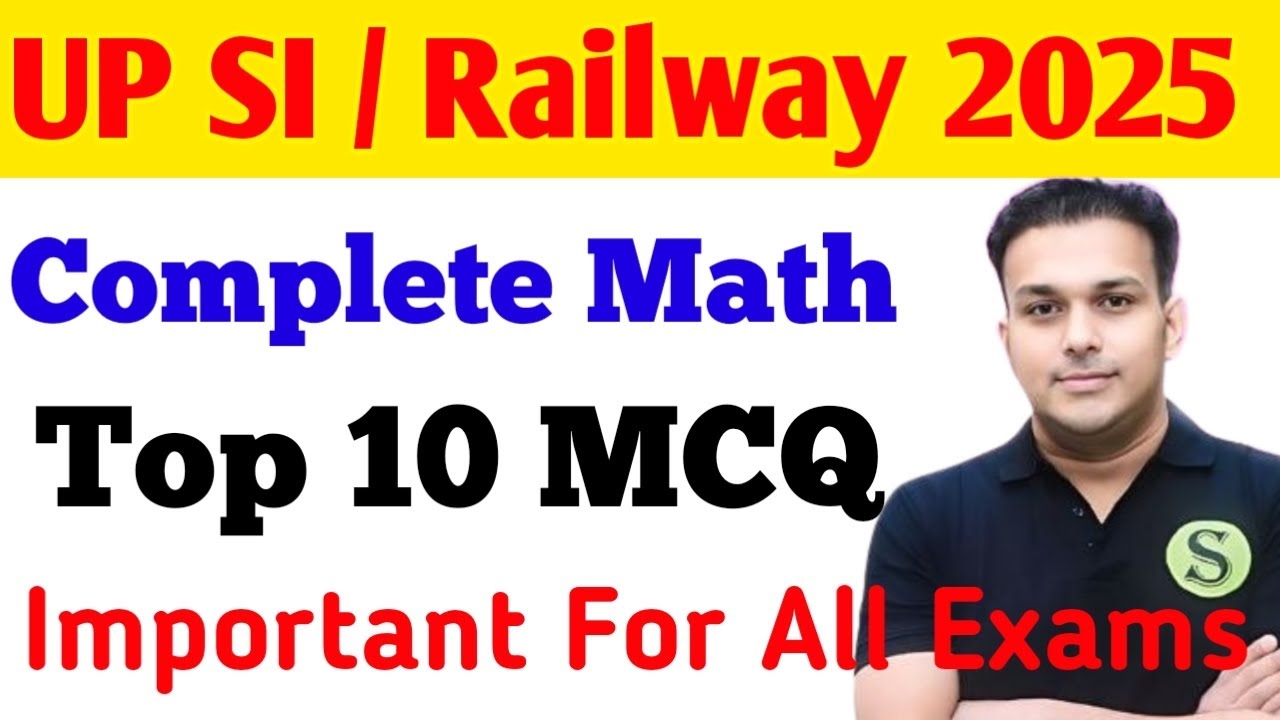UPSI Math Selection Series - 4 Maths Special Best Study Material Free UPSI UPSSSC ssc Gyan Sir
