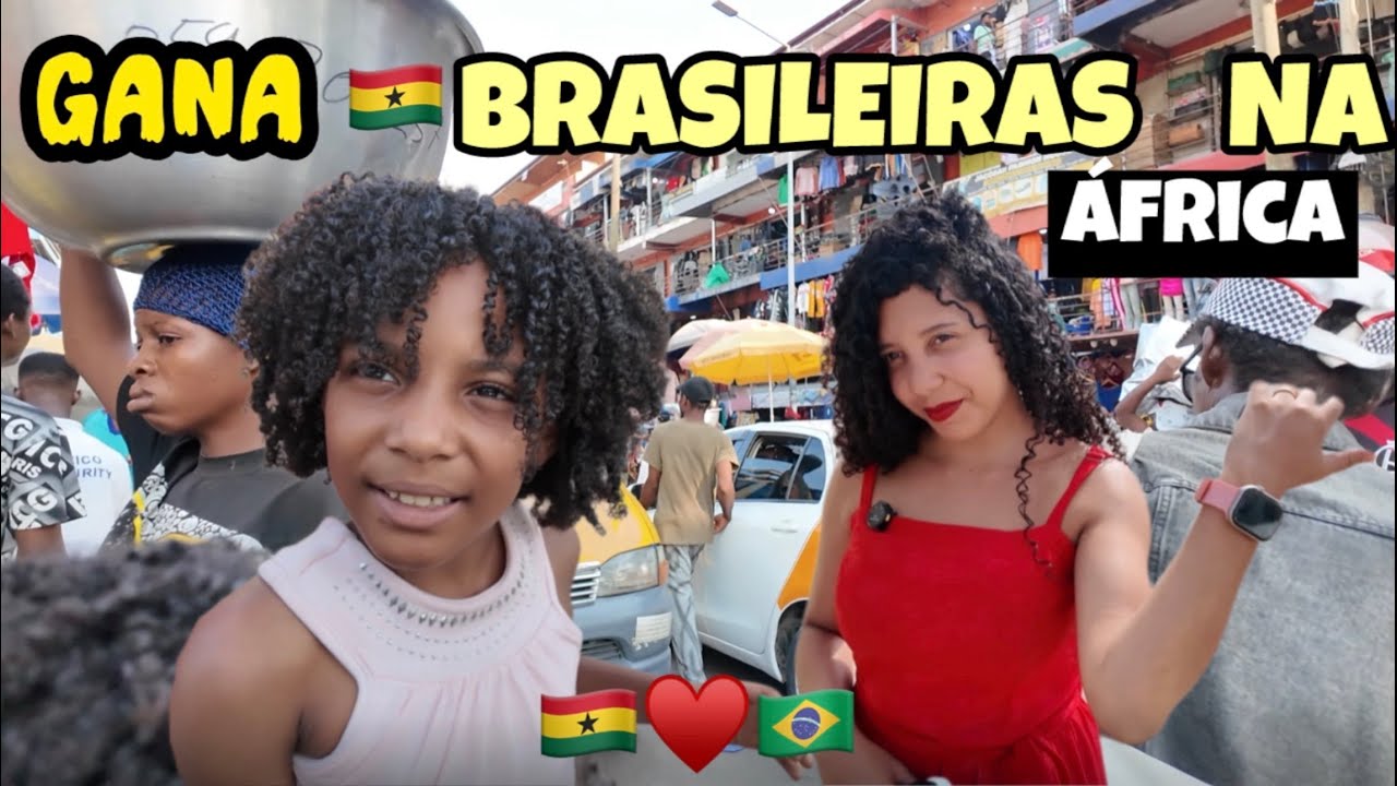 Levei Minha Família Brasileira ao Mercado Popular de Gana Accra na África e FICAMOS CHOCADOS!
