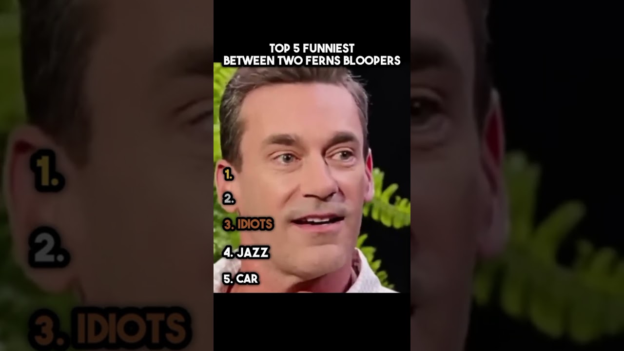 TOP 5 FUNNIEST BETWEEN TWO FERNS BLOOPERS