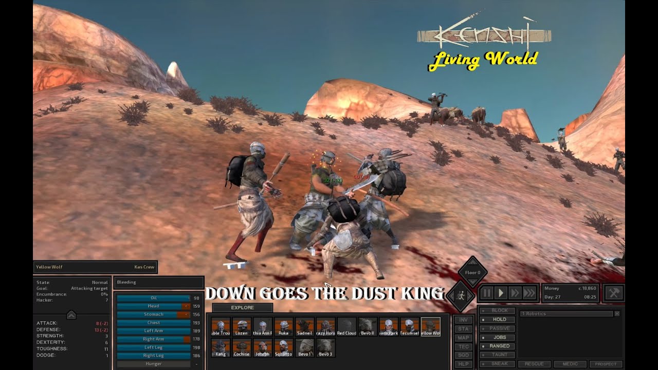 Kenshi (Living World) - Down Goes The Dust King