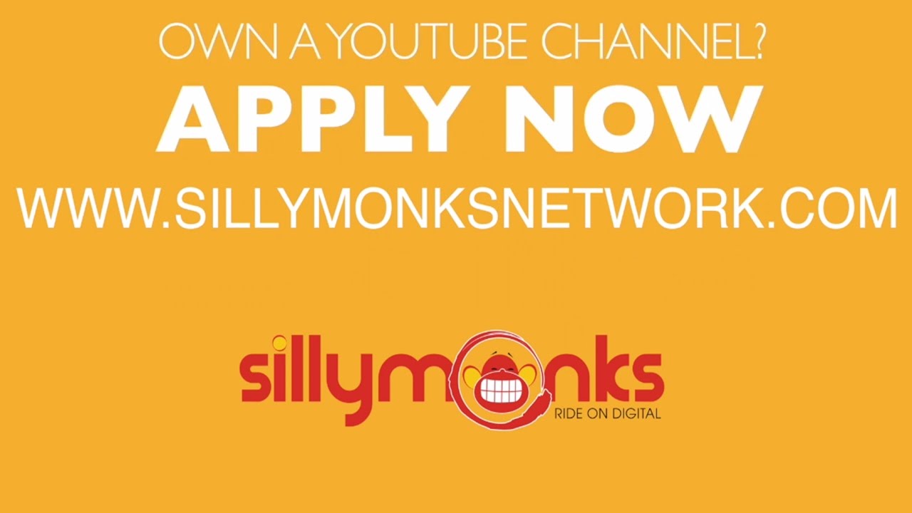 Own a YOUTUBE Channel, join Sillymonks Network and Ride on Digital