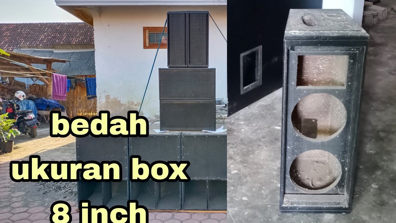 ukuran box mid 8 inch tak tung