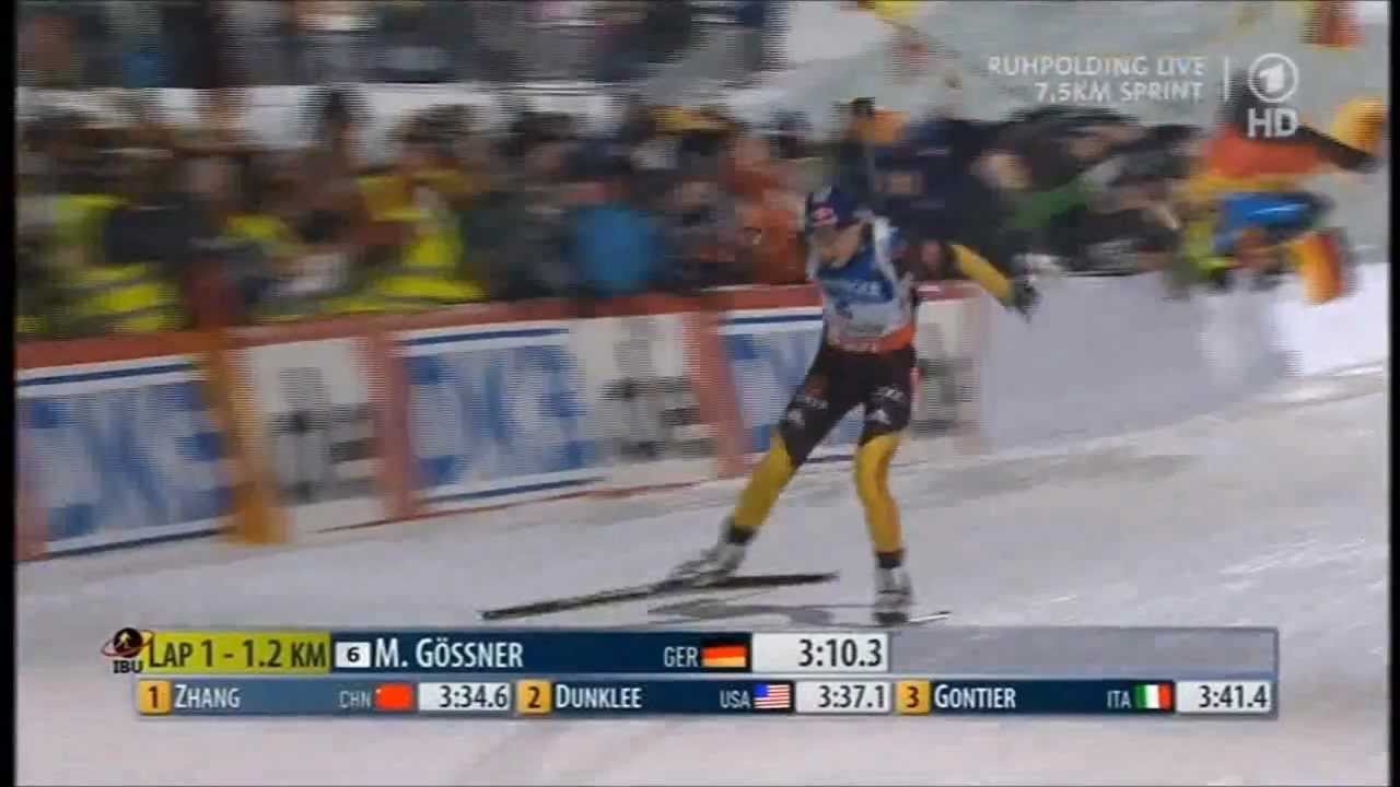 Miriam Gössner siegt im Sprint von Ruhpolding 2013
