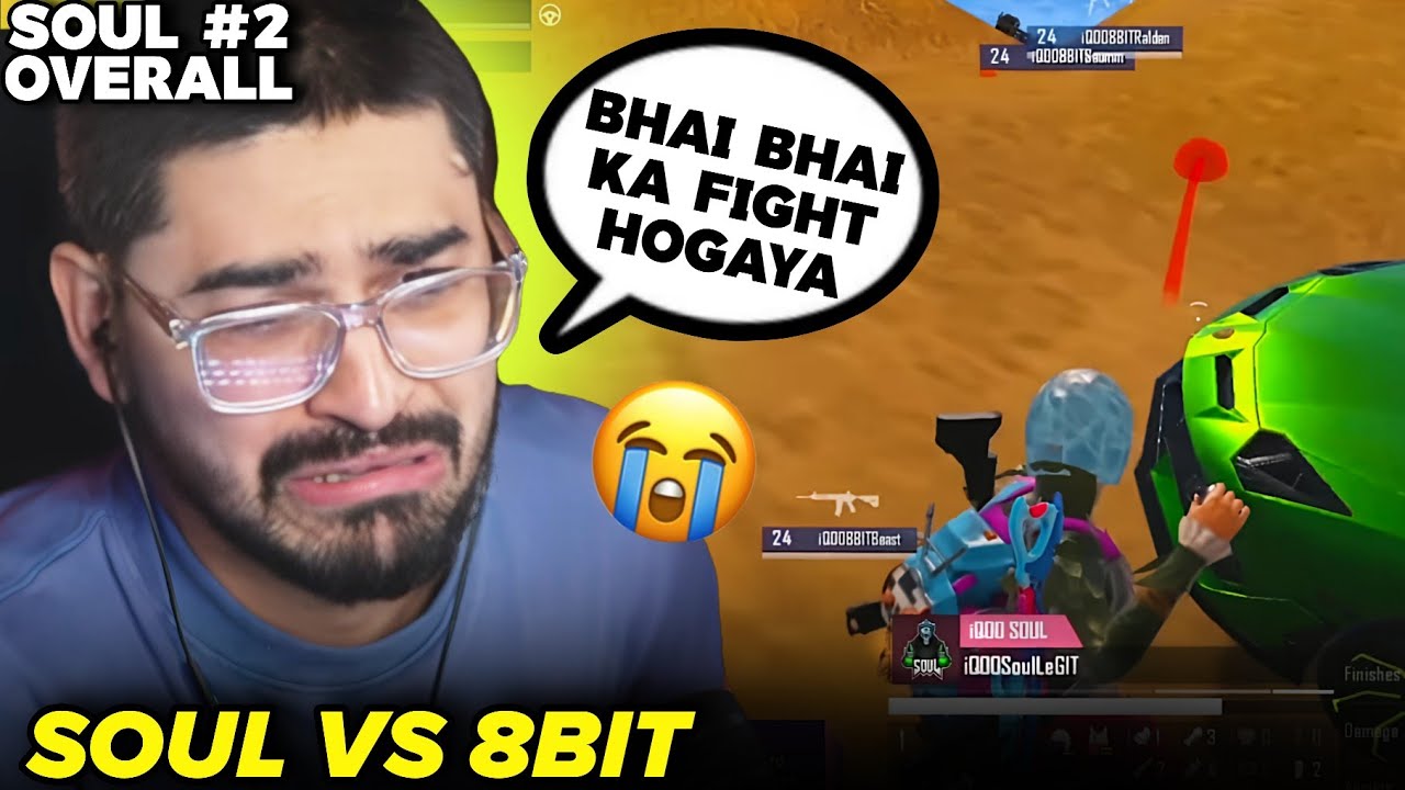 Joker Crying Reaction On SouL VS 8bit Fight😭
