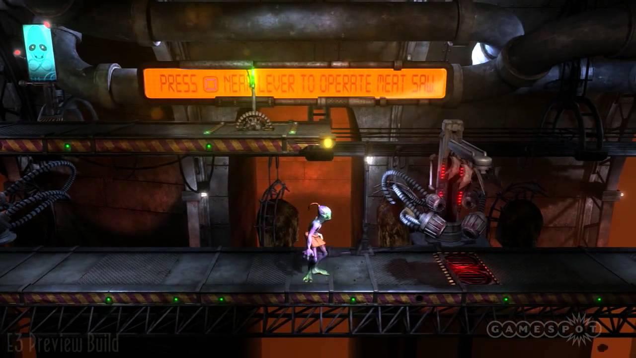 Oddworld: New 'n' Tasty Level Depth Gameplay - E3 2014