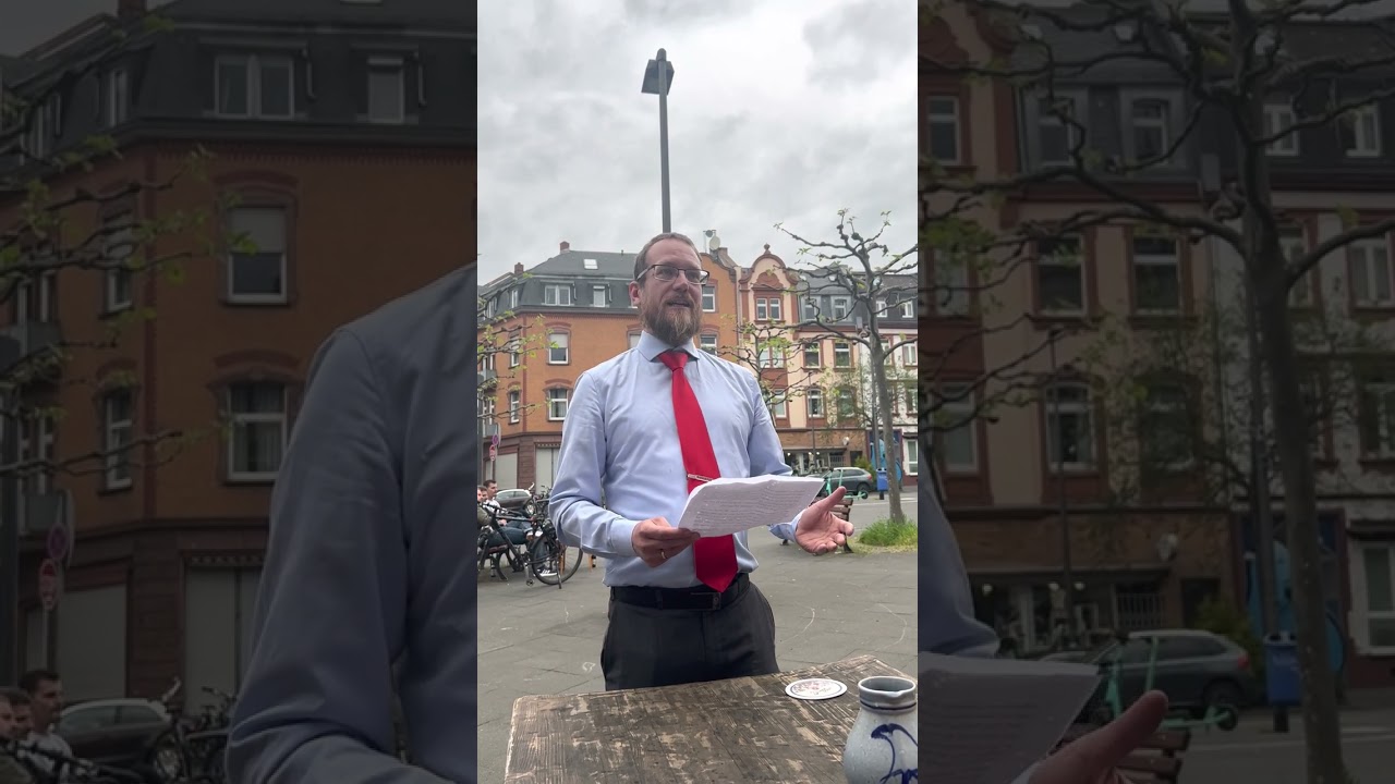 Siegerbeitrag zum Redenschwingerwettbewerb 2023 der PARTEI in Frankfurt