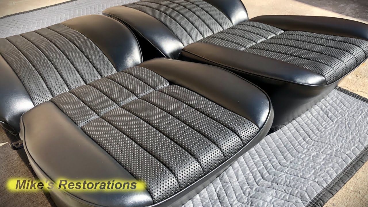 Porsche Recaro Front Seat Restoration Part-2 Seat Bottoms