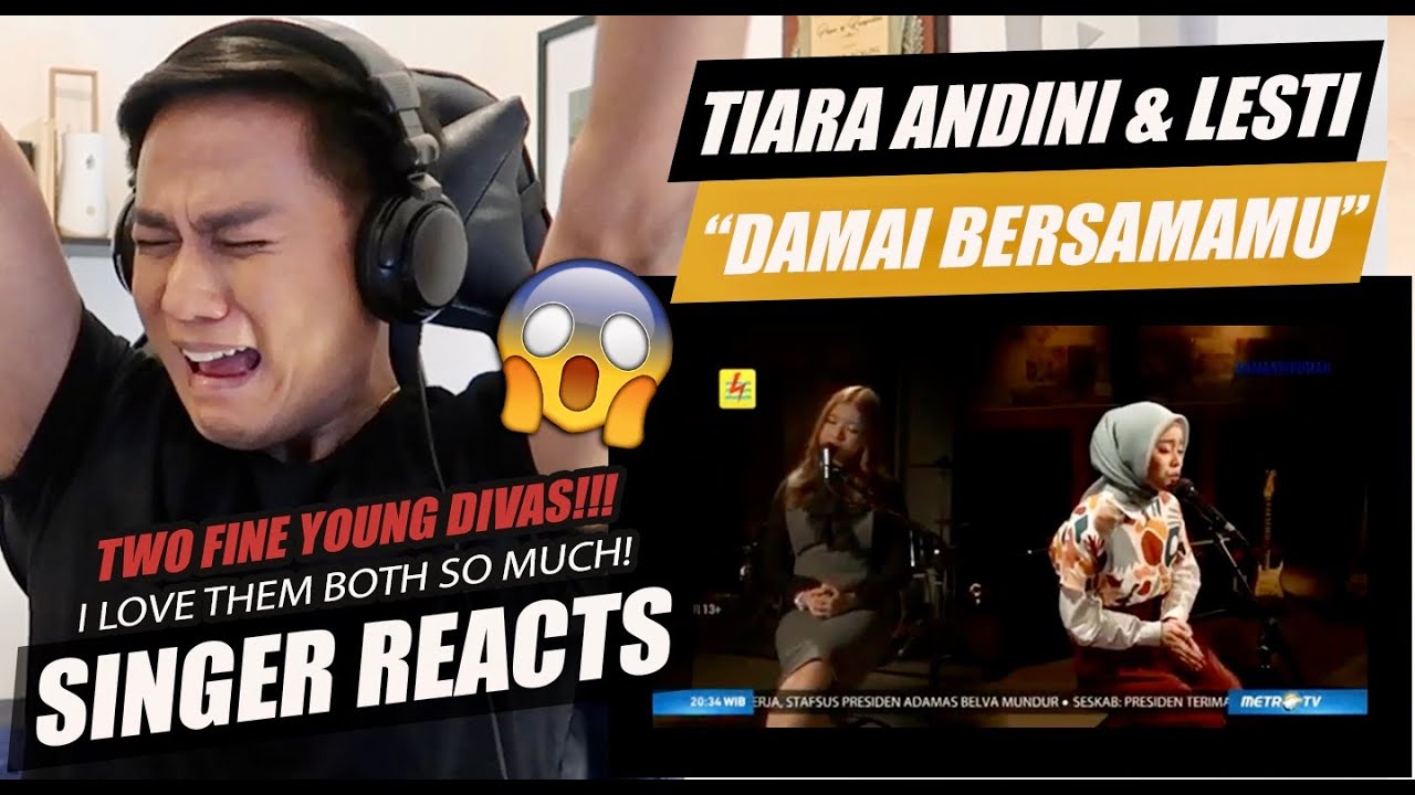 Lesti & Tiara Andini - Damai Bersamamu | SINGER REACTION