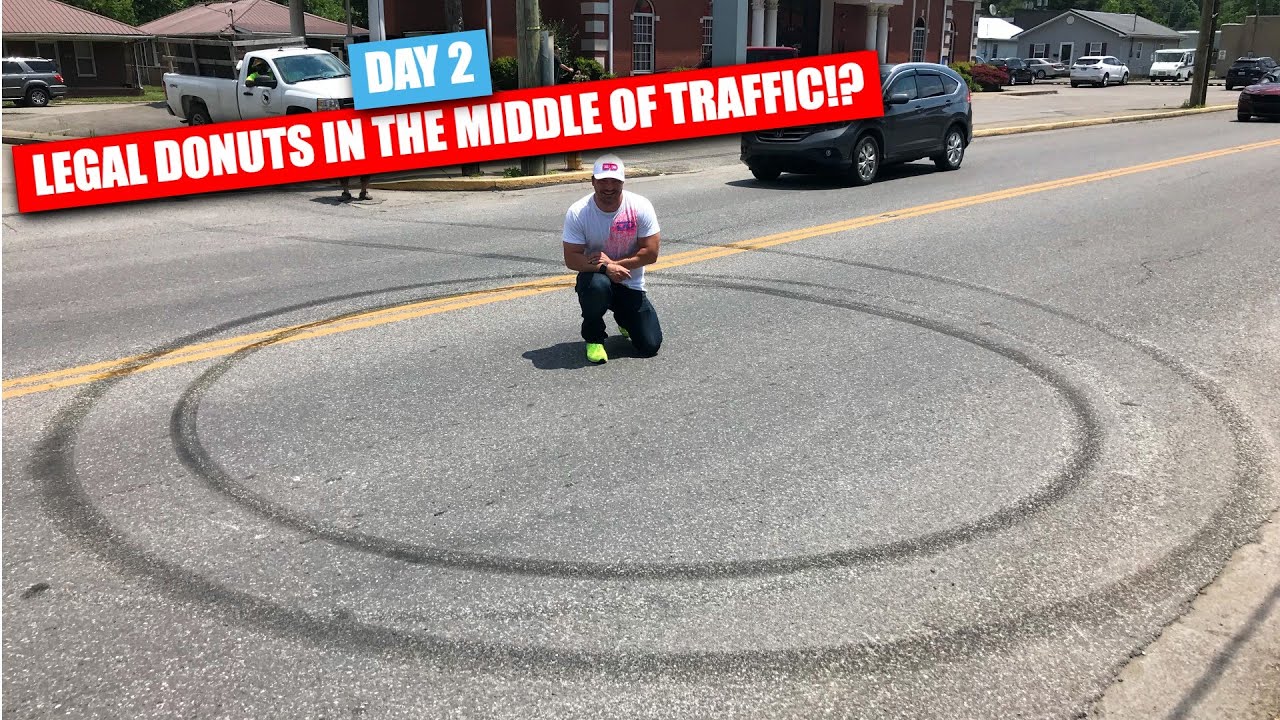 POLICE APPROVED OUR STREET DONUTS! - REVO RALLY DAY 2