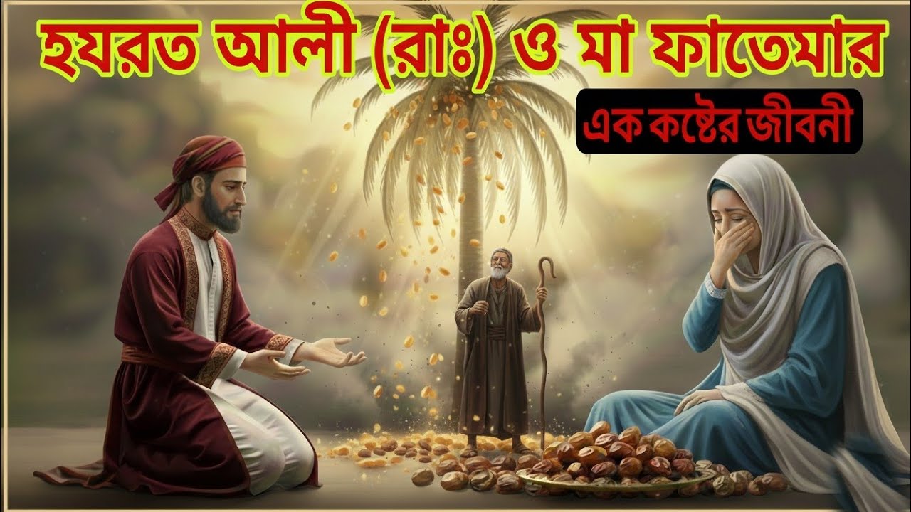 হযরত আলী (রাঃ) ও মা ফাতিমার কষ্টের জীবন কাহিনী | Emotional Story of Hazrat Ali & Fatima (RA)