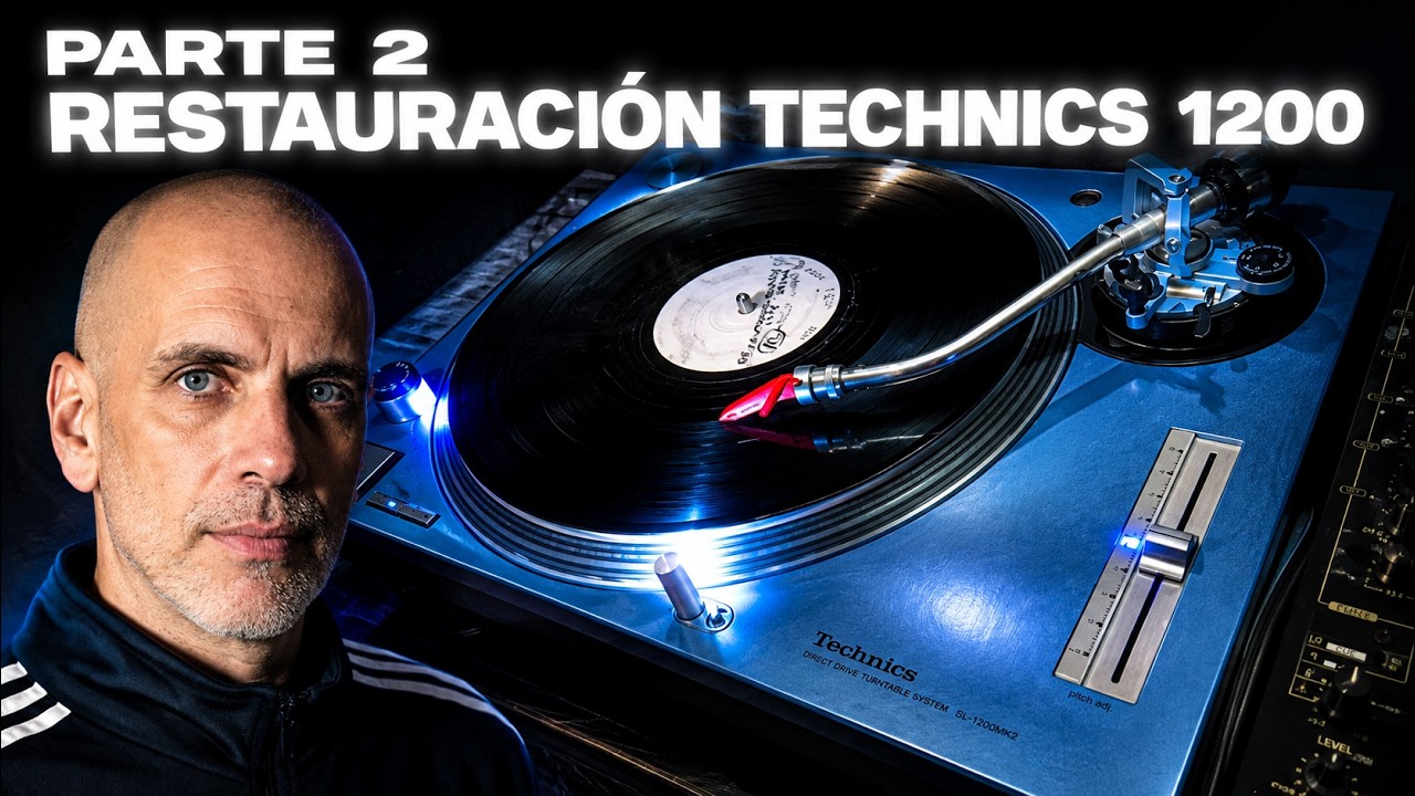 Desmontando, reparando y pintando giradiscos Technics 1200/1210 Mk2 by Javi Owen parte 2
