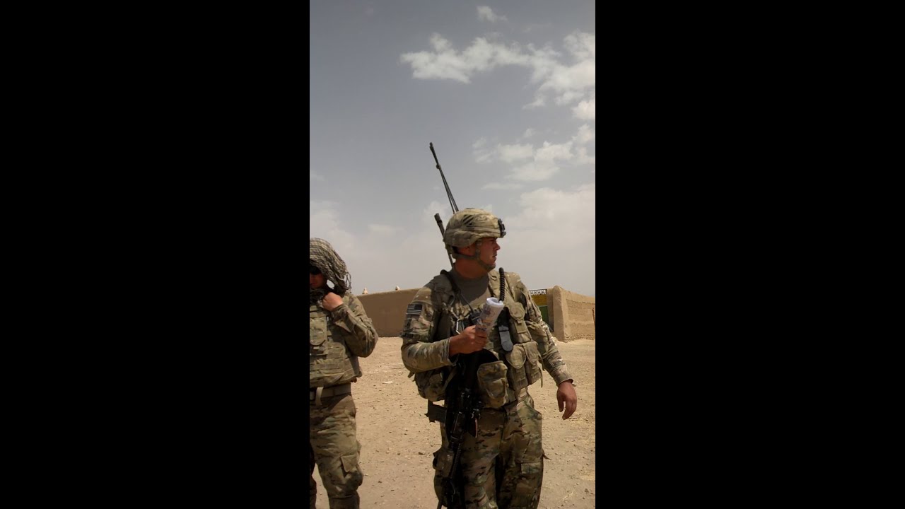 Dismounted village meet n greet 2 | Logar, Afghanistan. OEF 13-14 (لوګر ، أفغانستان)
