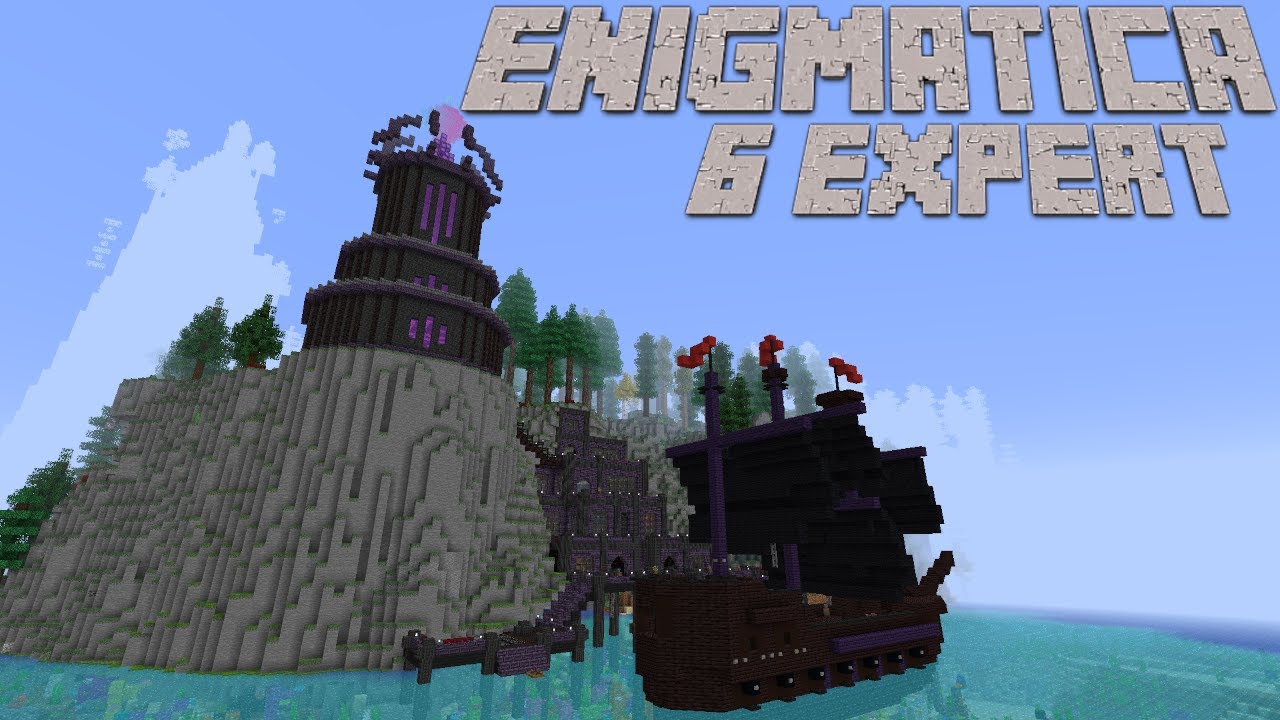 Server Base Tour 1 Pt.1: Enigmatica 6 Expert Minecraft 1.16.5 LP