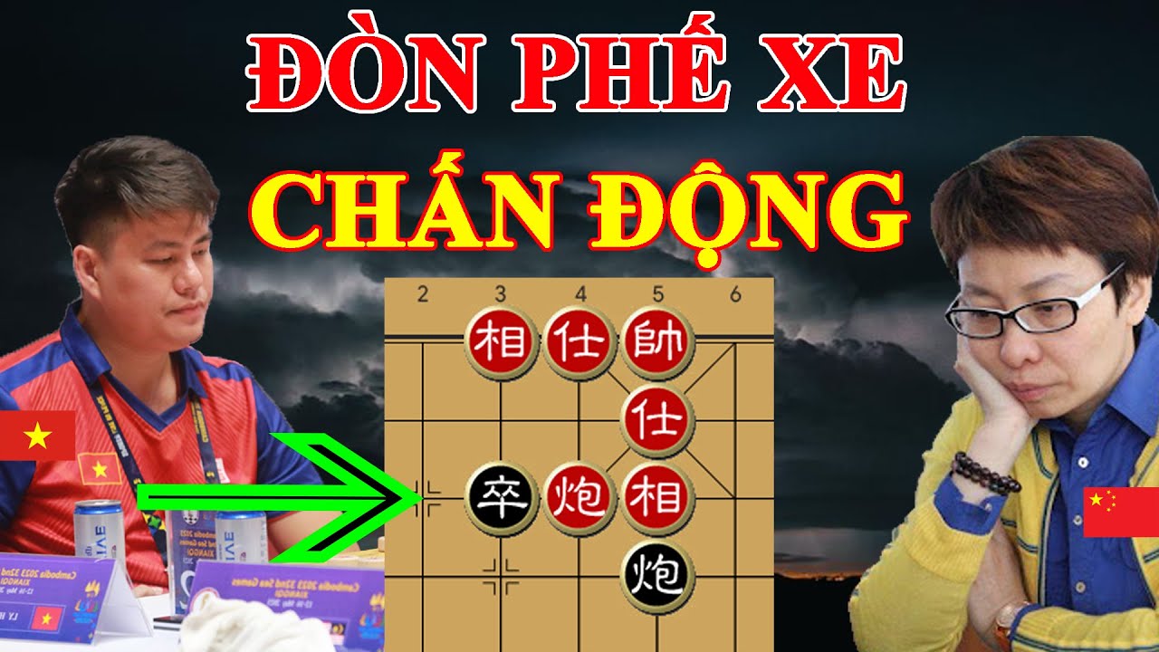 🔴 CỜ TƯỚNG | CÁCH LẠI LÝ HUYNH PHẾ XE GÂY CHẤN ĐỘNG CẢ KỲ ĐÀN