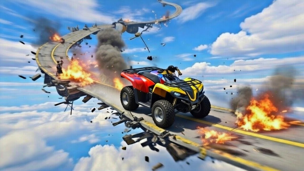 PARKOUR EN QUAD : JE DÉGOMME TOUTE LA TEAM ! 😈