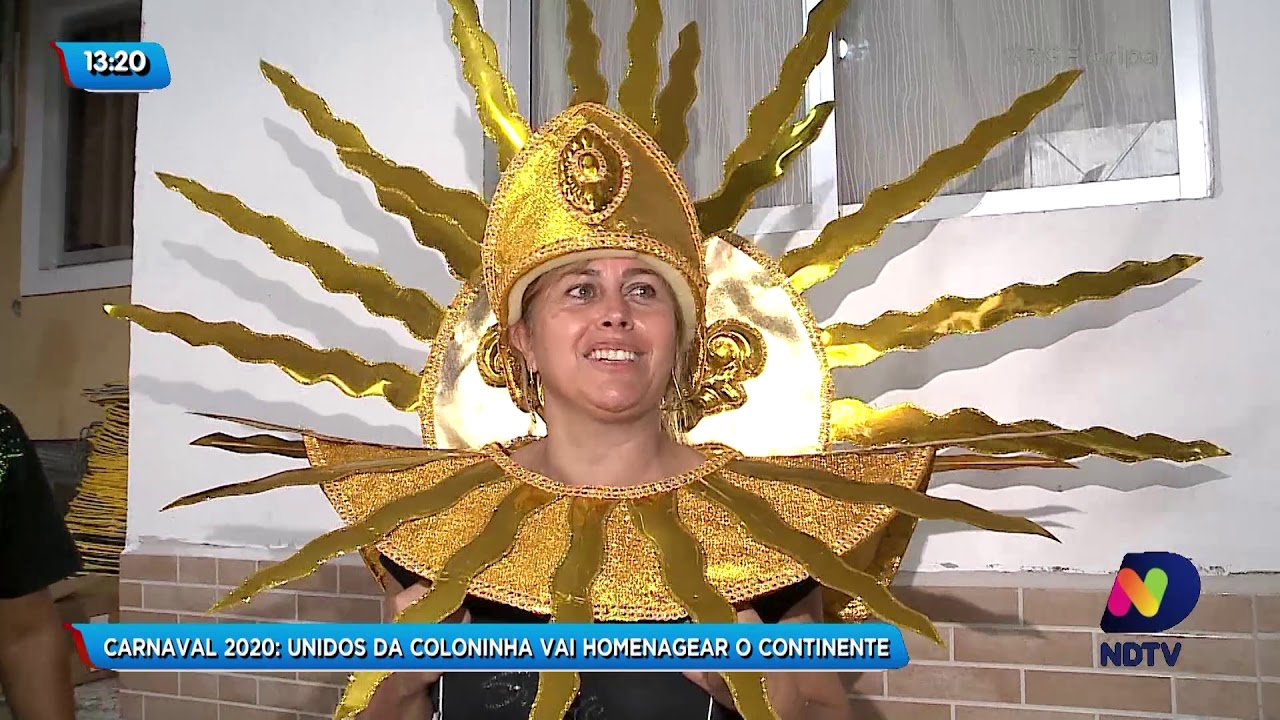 Carnaval 2020: Unidos da Coloninha vai homenagear o continente