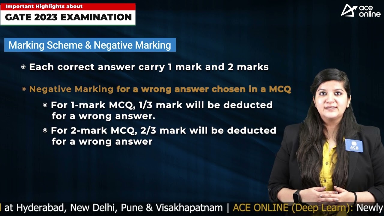 GATE 2023 Examination Notification | Last Date:30 Sept. 2022 | Exam Date 4/2/23 Onwards | ACE Online