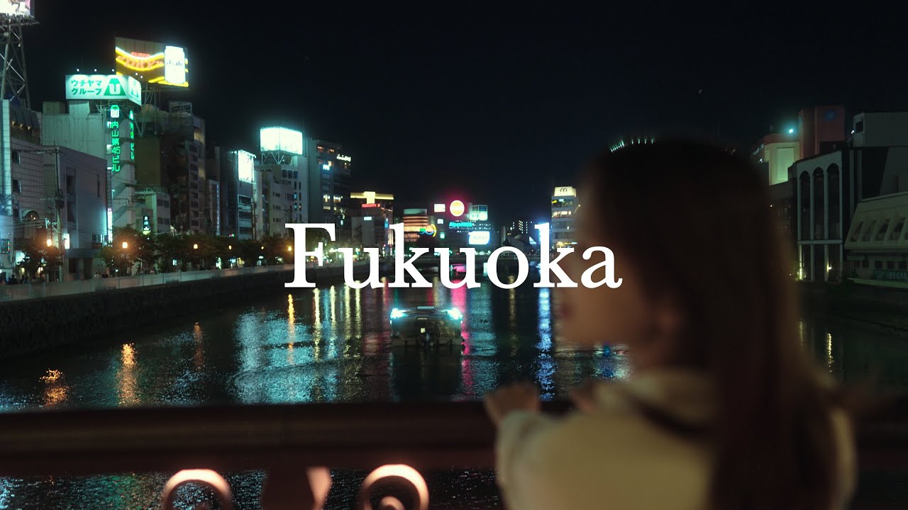 Blue Hour in Fukuoka shot on Sony A7IV + FE 24-50mm F2.8 G ｜博多中州水上巴士 ｜九州福冈旅游