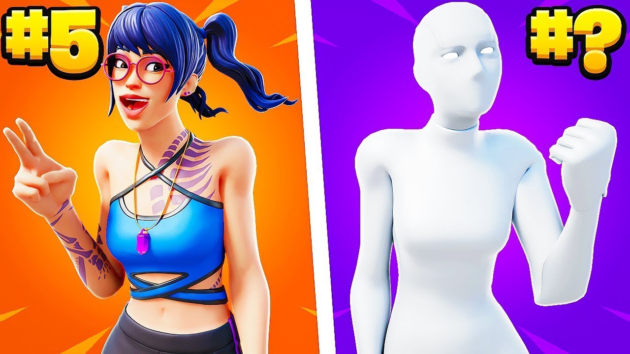 Las 20 SKINS más TRYHARD en FORTNITE