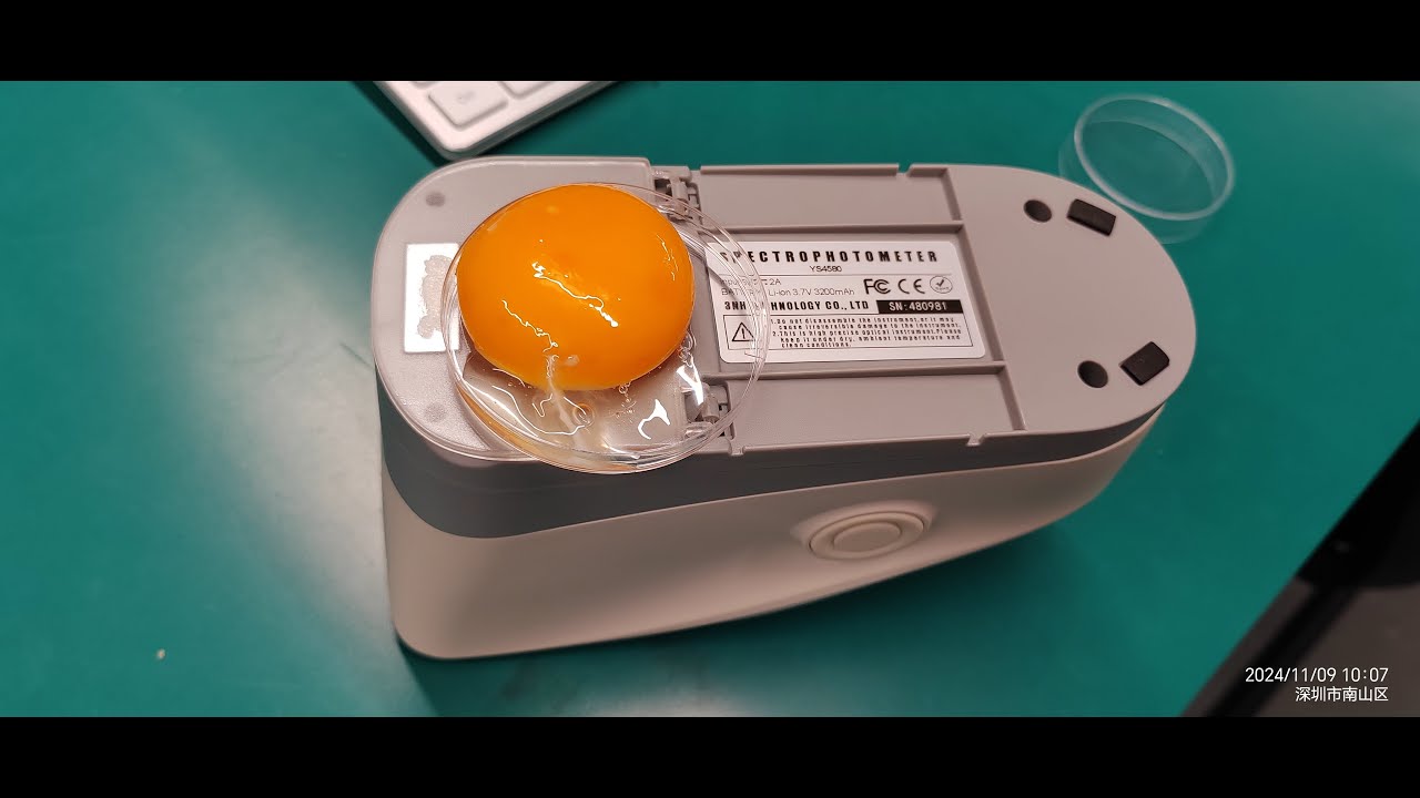 Food Color Measurement with YS4580 Spectrophotometer | Egg Yolk Analysis