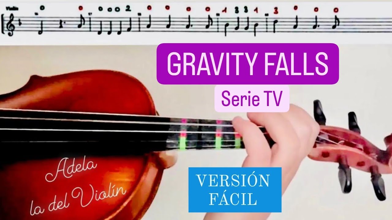 GRAVITY FALLS, SERIE TV ( PARTITURA VIOLÍN + AUDIO)