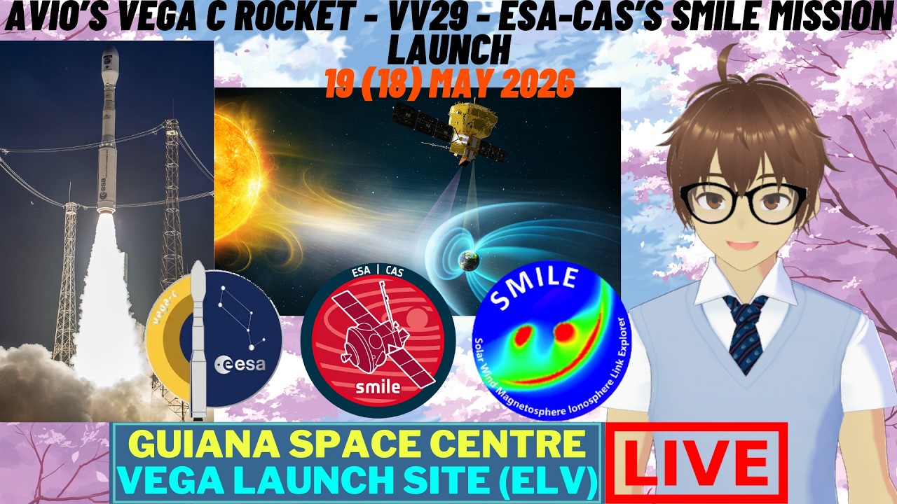 [#BQP111] Avio's Vega C rocket - VV29 - ESA-CAS's SMILE spacecraft launch.