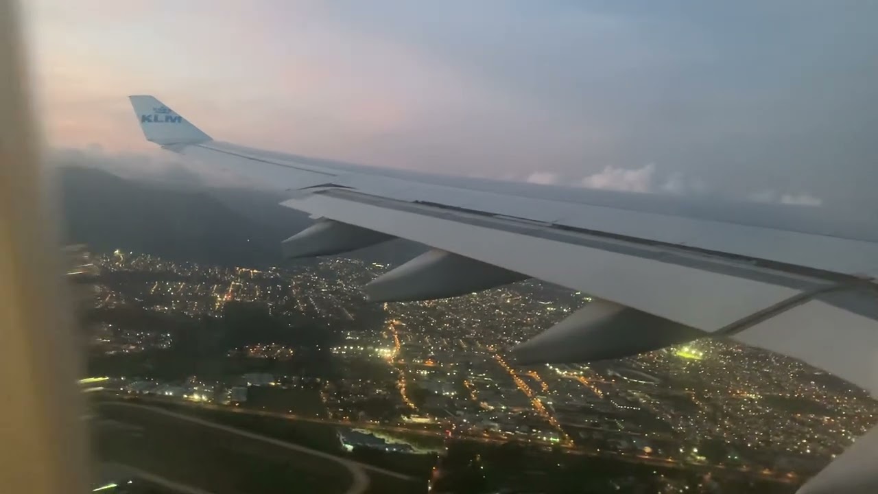 KLM Trinidad departure