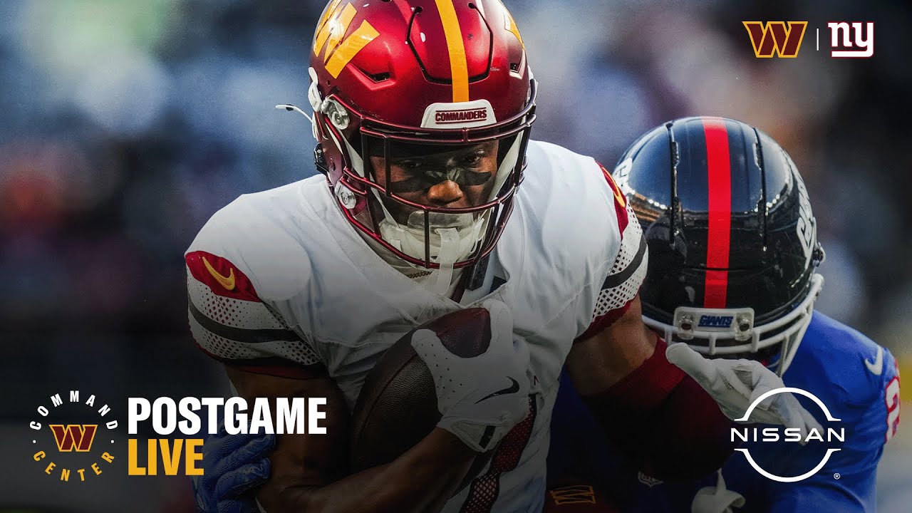 Back in the Win Column! | Postgame LIVE: Commanders Defeat Giants | NFL Week 15