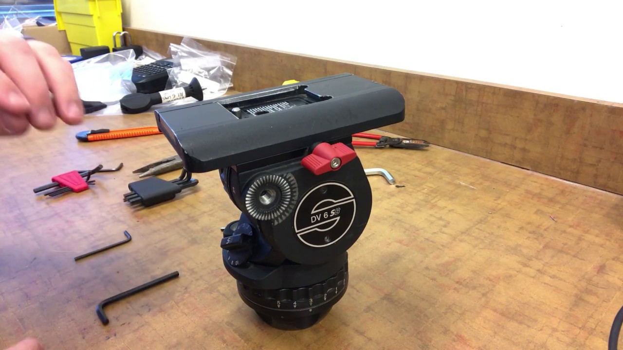 Replacing Sliding Brake Lever - Sachtler 75mm DV 6 SB Fluid Head