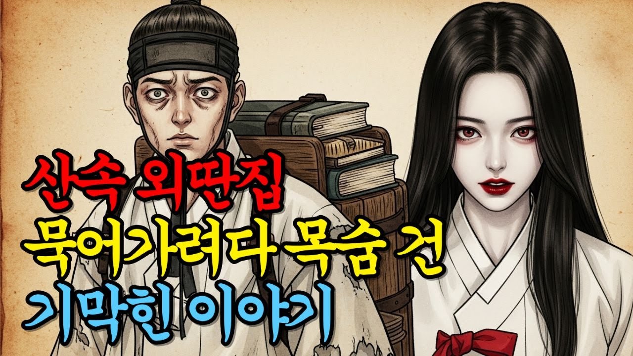 산속 외딴집 묵어가려다 목숨건 기막힌 이야기 | 야담 | 만담 | 설화 | 전설 | 옛날이야기 | 오디오북 | 수면 이야기