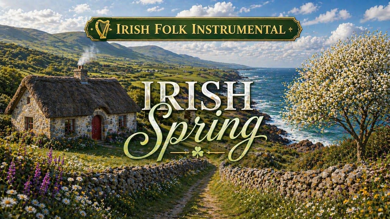 Irish Spring by the Atlantic 🍀 Traditional Folk Instrumentals