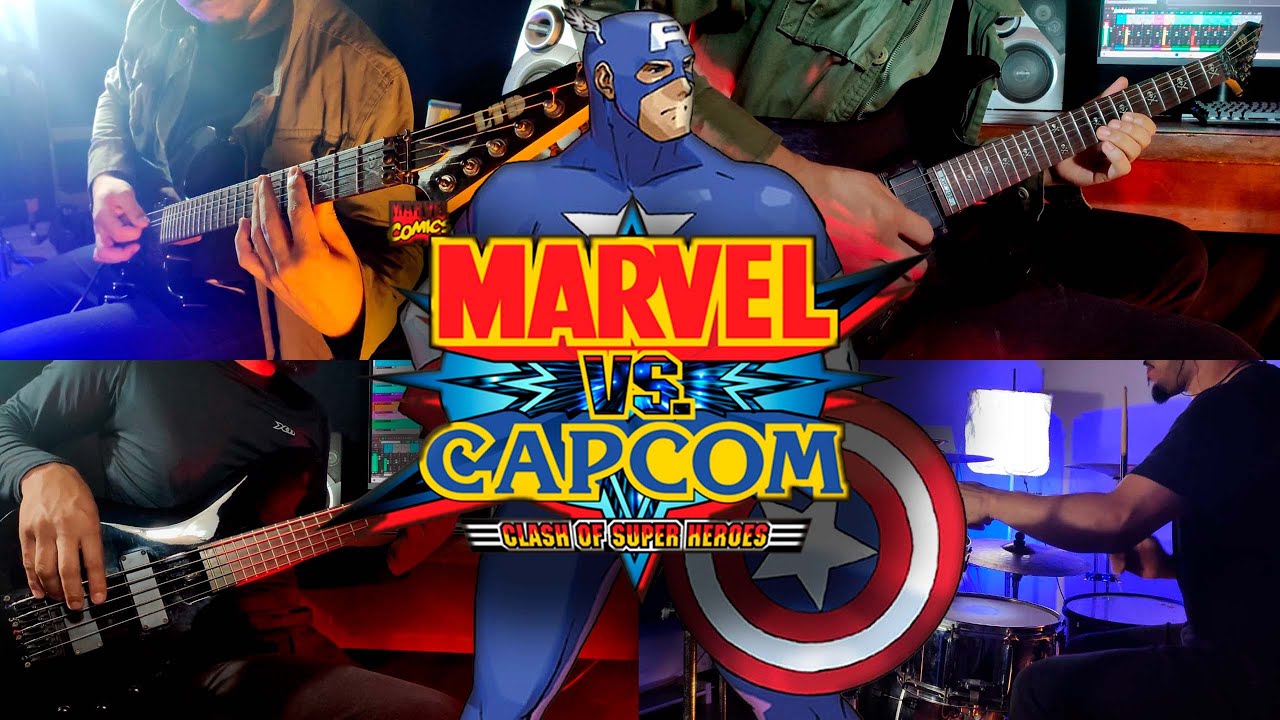 Marvel vs Capcom - Captain America Theme Cover