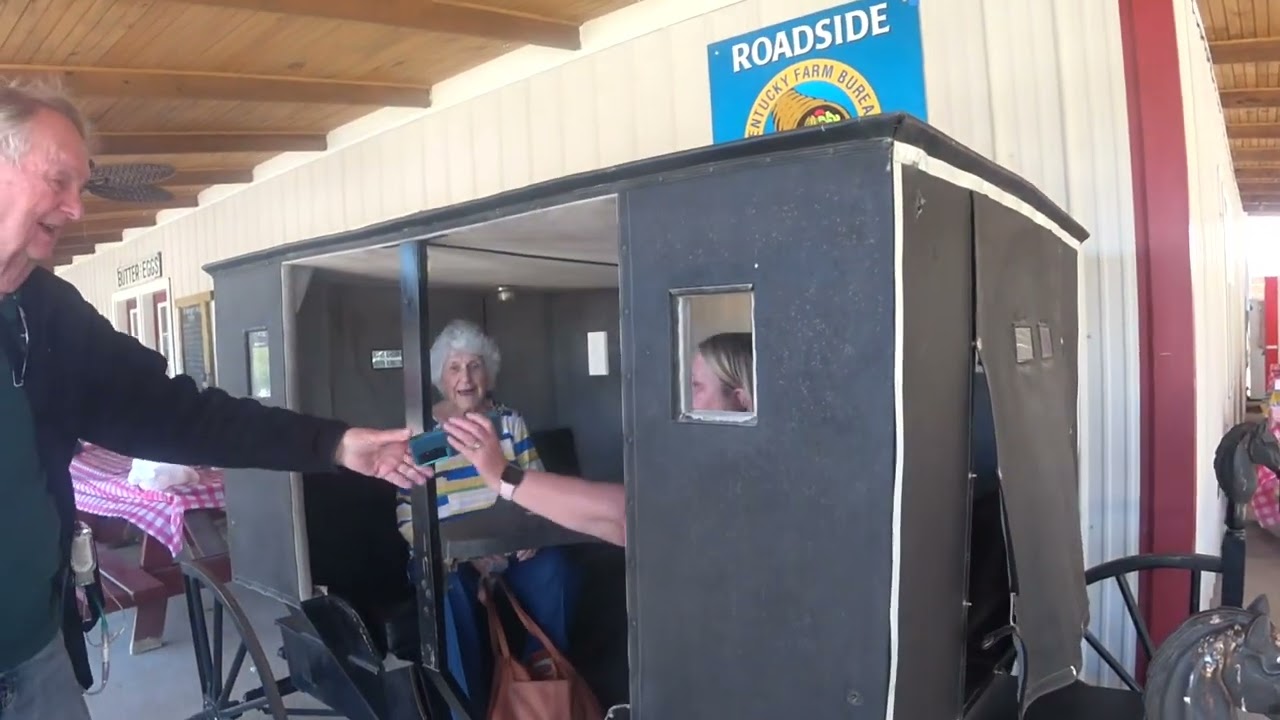 Visiting Scottsville KY's Amish Market, Antique Store, Lattie Moore Plaque, Dollar General Store #1.