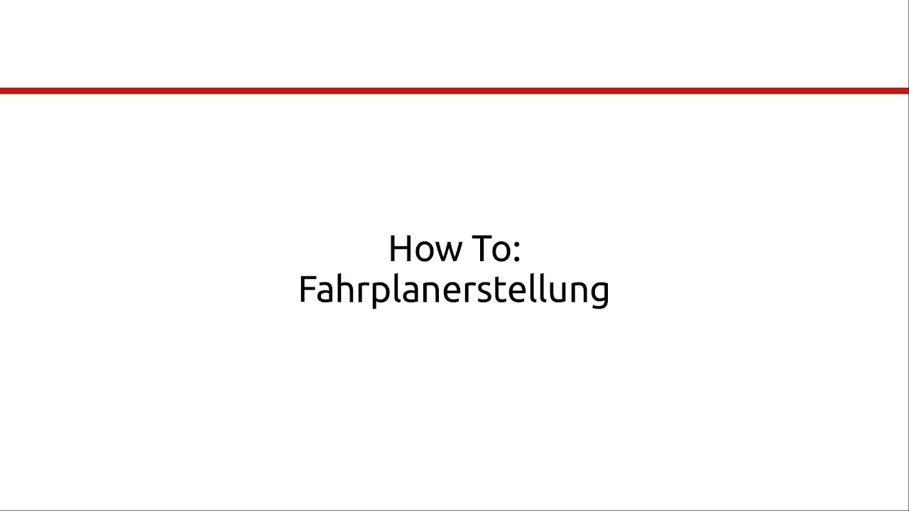 How To: Fahrplanerstellung Teil 1 | Grundlagen Eisenbahn #06