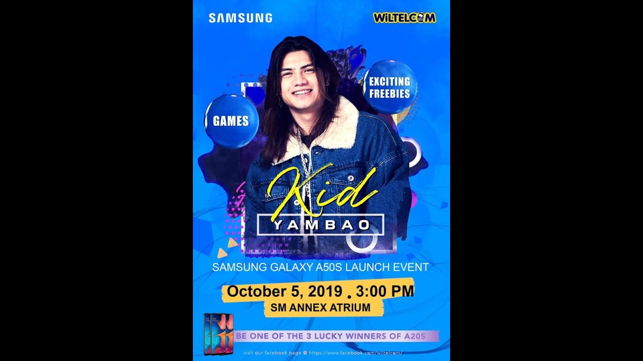 Kid Yambao Davao Wiltelcom & Samsung event