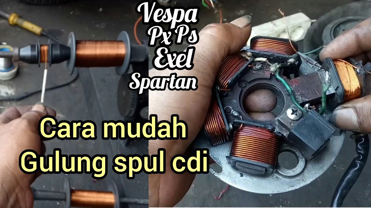 Gulung spul cdi vespa px ps  exel