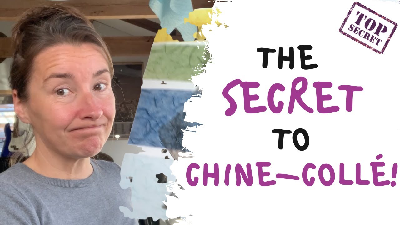 The Secret to Chine-collé in Collagraphs... (and some cool designs)