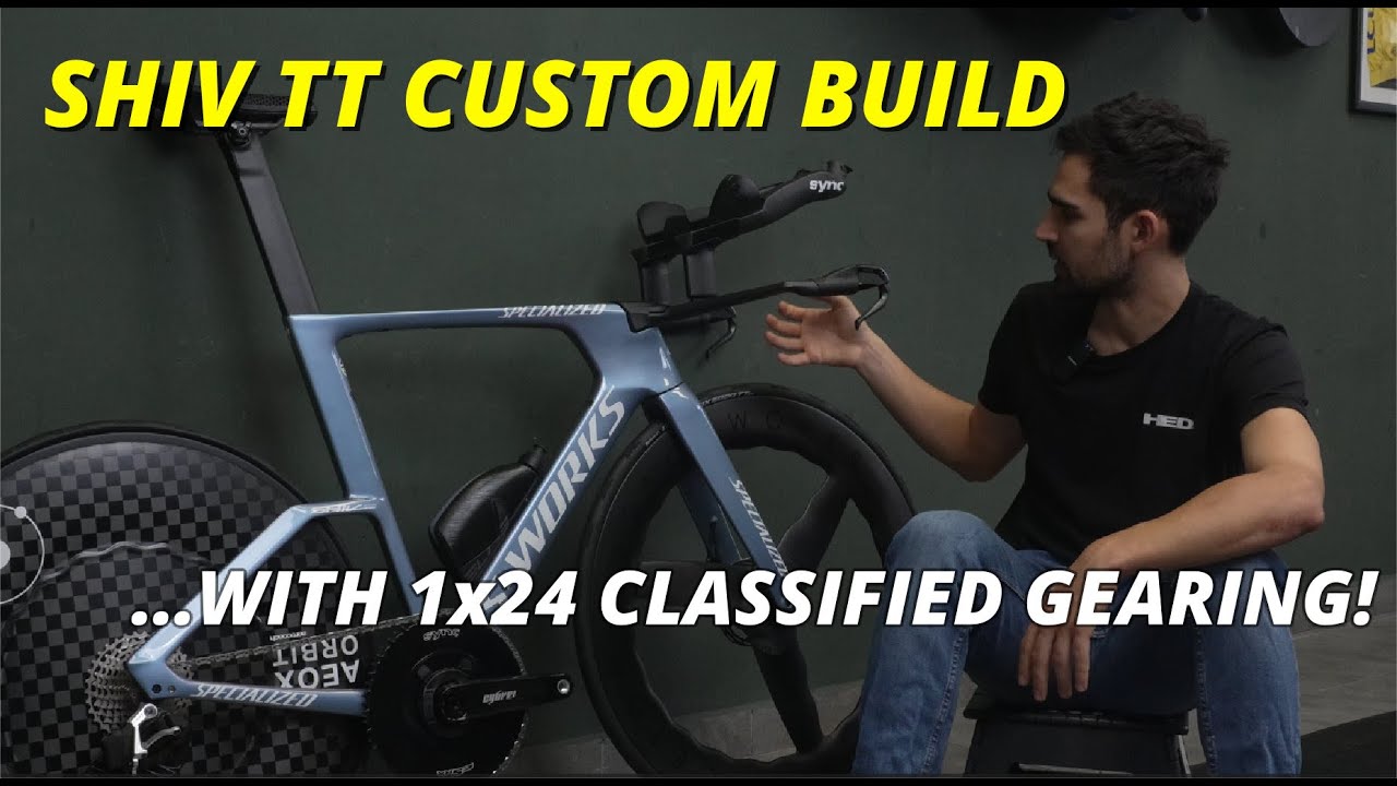 Специальная сборка S-Works Shiv TT со специальной трансмиссией 1x24 SRAM!