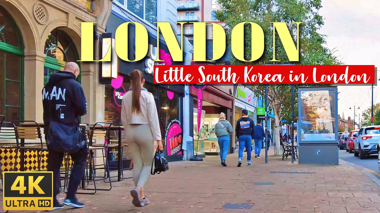New Malden High Street walking tour | Little South Korea in London | London walk in 4K