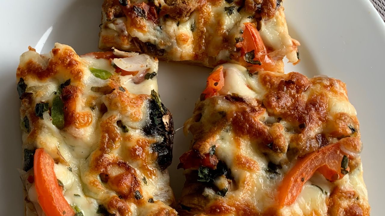 Today I made Tea masala, delicious pizza crust and pizza 😍👌👍