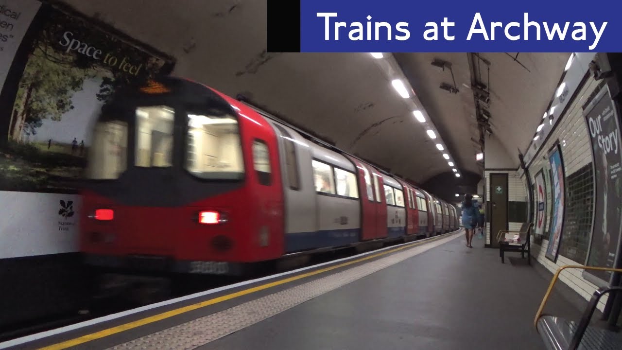 London Underground Northern Line Trains At Archway