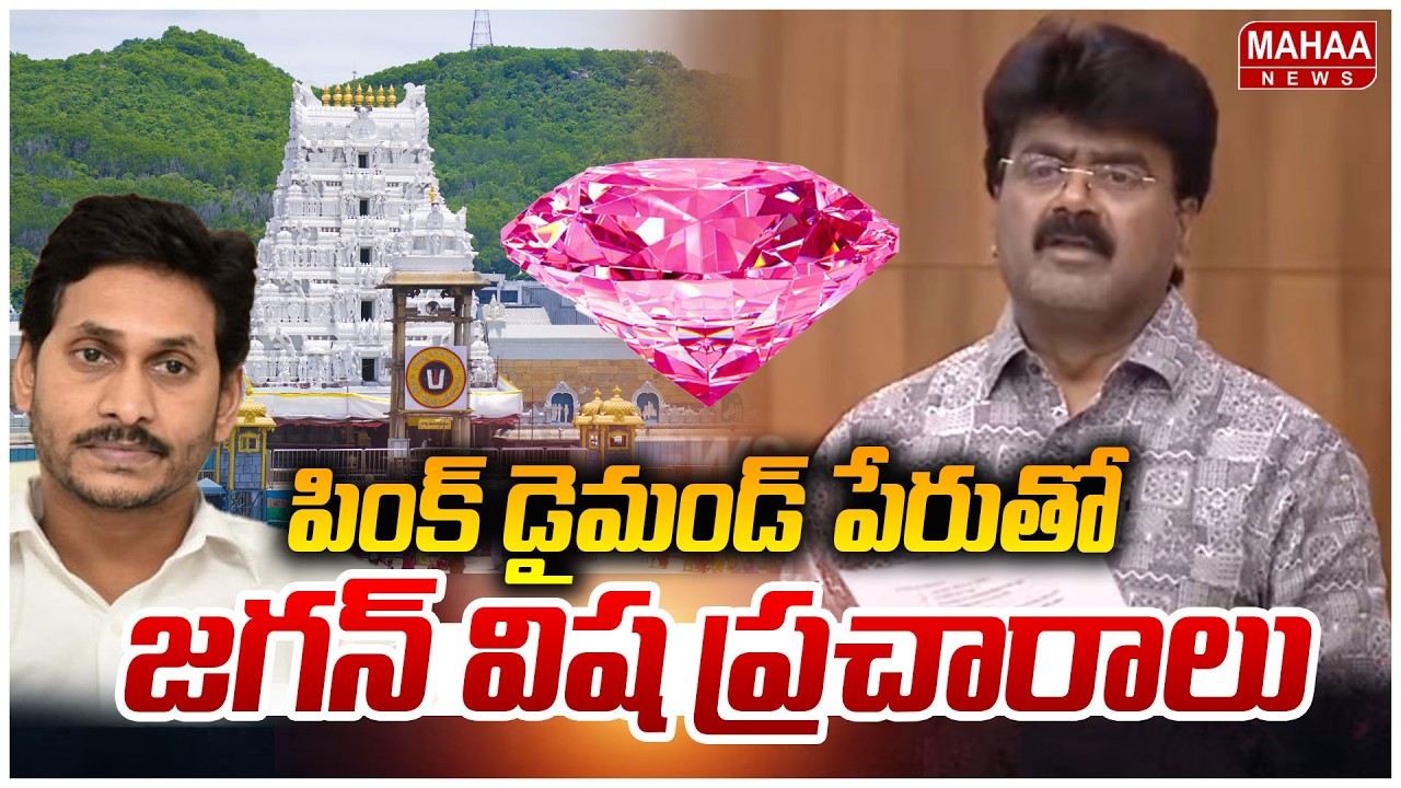పింక్ డైమండ్ పేరుతో జగన్ విష ప్రచారాలు | Koona Ravi Kumar Fire On Jagan | Pink Diamond | AP Assembly