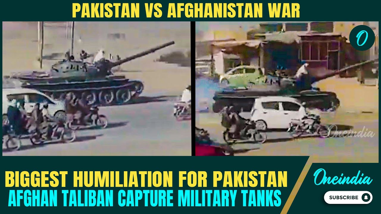 Breaking VIDEO: Pakistani Tanks On Afghanistan Streets; Afghans Humiliate Pak Army Chief Asim Munir