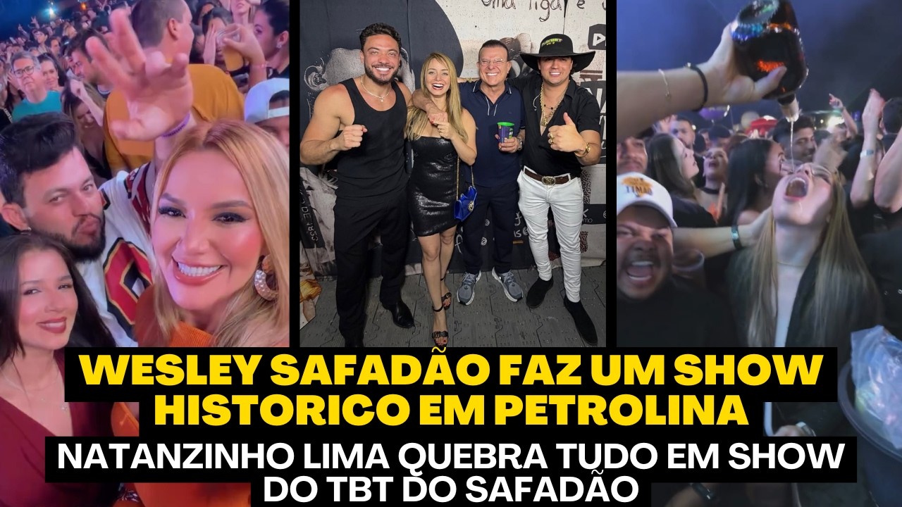 WESLEY SAFADÃO FAZ UM GRANDE SHOW EM PETROLINA E QUEBRA TUDO - CONFIRA